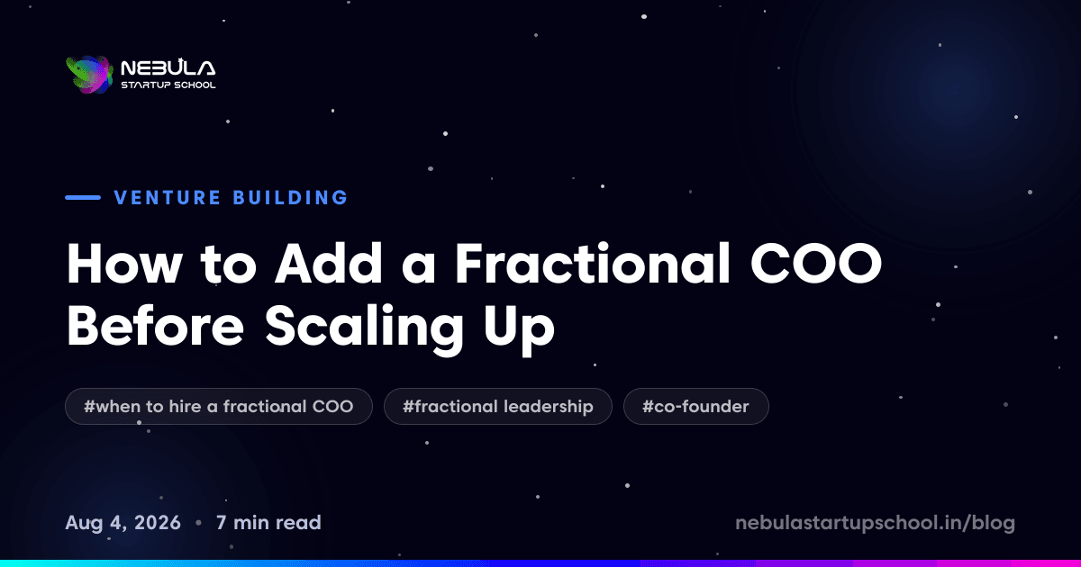 How to Add a Fractional COO Before Scaling Up