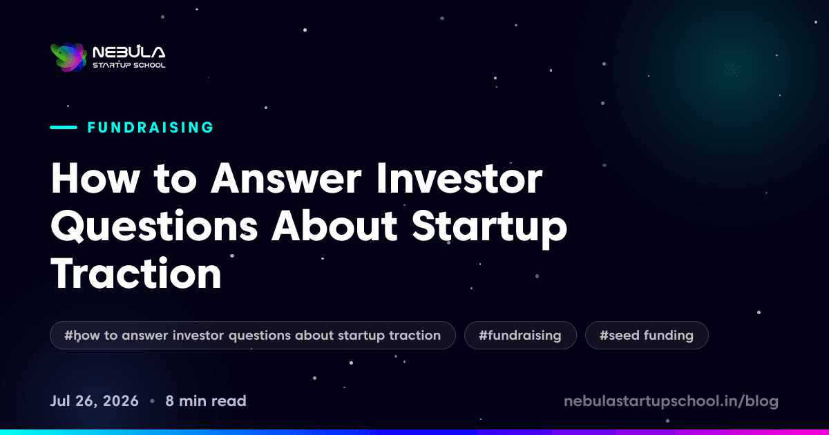 How to Answer Investor Questions About Startup Traction