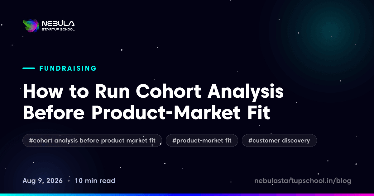 How to Run Cohort Analysis Before Product-Market Fit