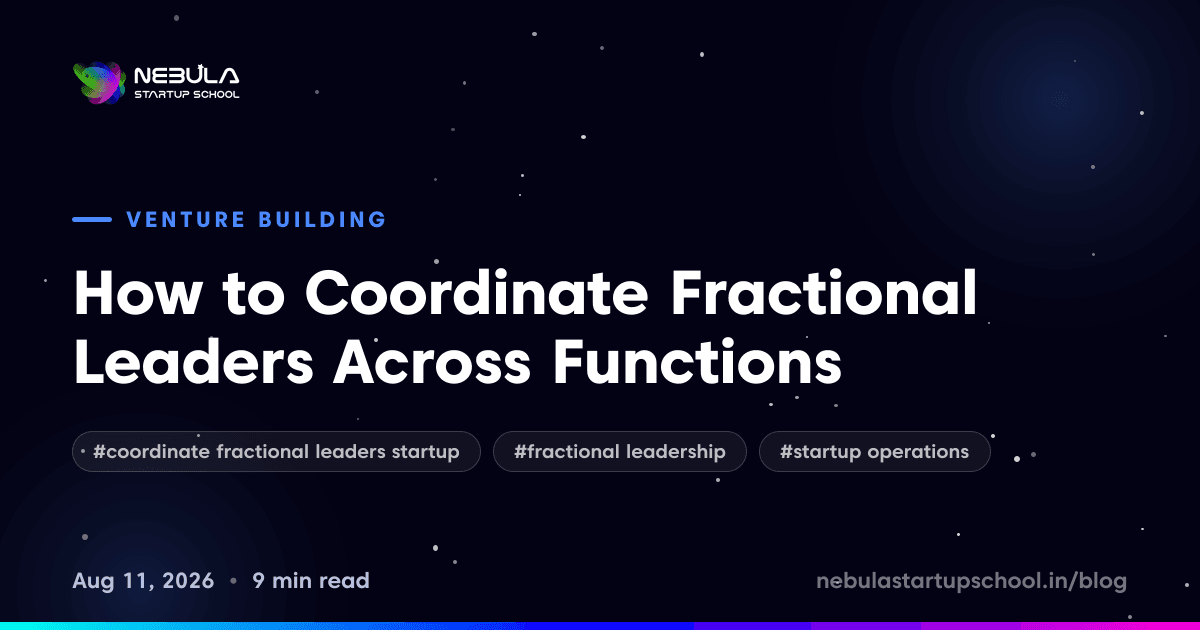 How to Coordinate Fractional Leaders Across Functions