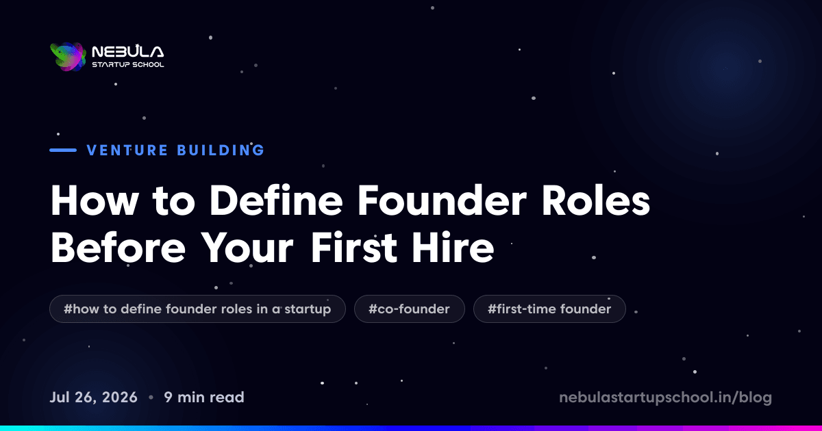 How to Define Founder Roles Before Your First Hire