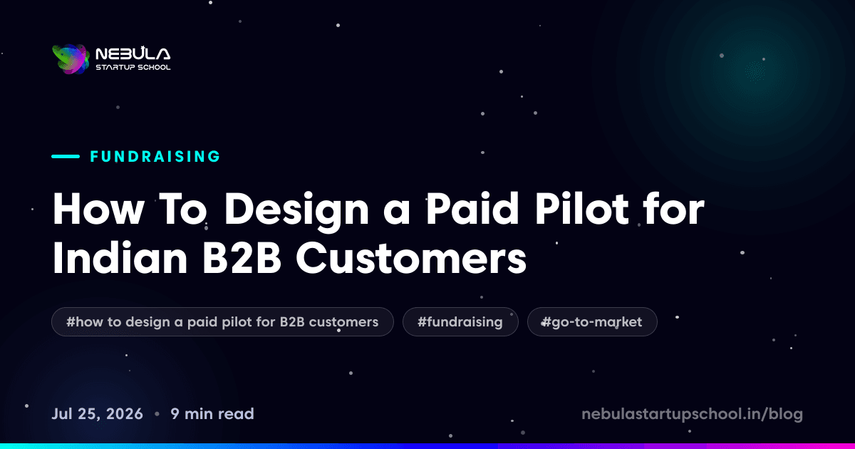How To Design a Paid Pilot for Indian B2B Customers