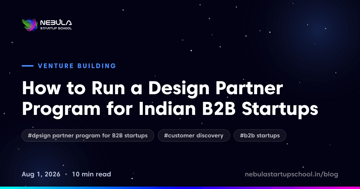How to Run a Design Partner Program for Indian B2B Startups