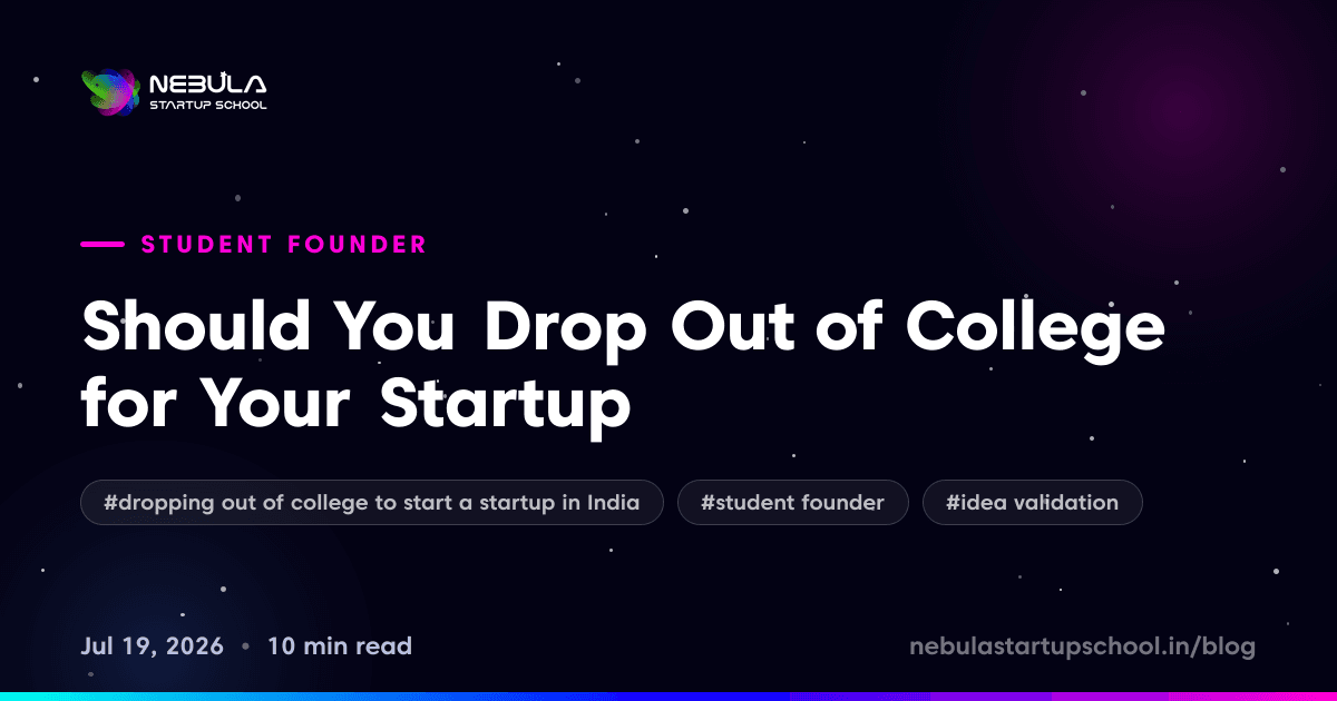Should You Drop Out of College for Your Startup