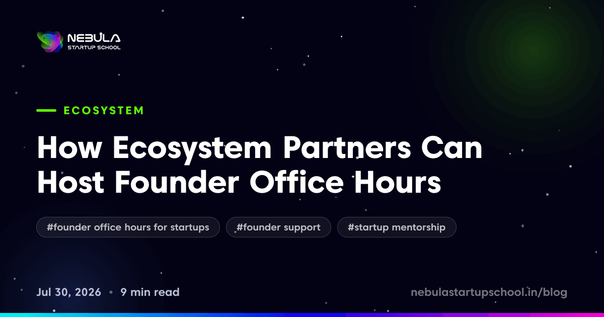 How Ecosystem Partners Can Host Founder Office Hours