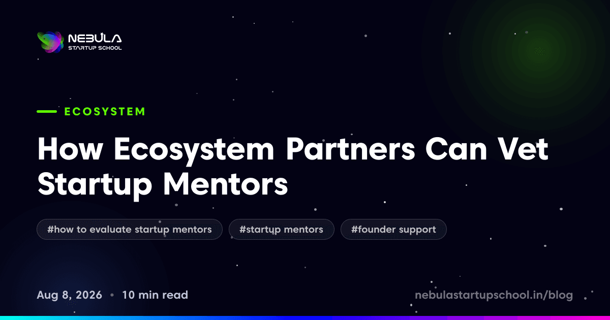 How Ecosystem Partners Can Vet Startup Mentors