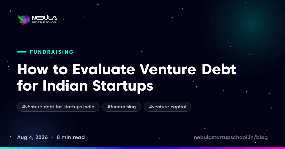How to Evaluate Venture Debt for Indian Startups