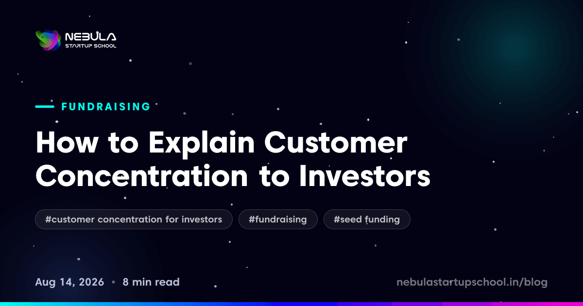 How to Explain Customer Concentration to Investors