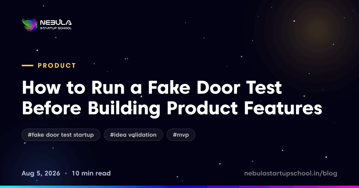 How to Run a Fake Door Test Before Building Product Features