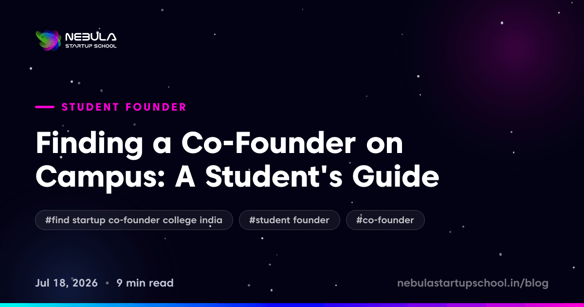 Finding a Co-Founder on Campus: A Student's Guide