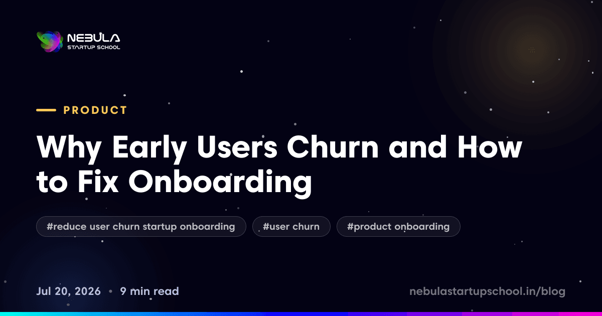 Why Early Users Churn and How to Fix Onboarding