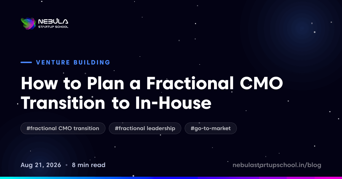 How to Plan a Fractional CMO Transition to In-House