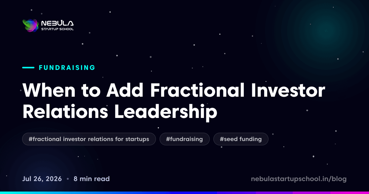 When to Add Fractional Investor Relations Leadership
