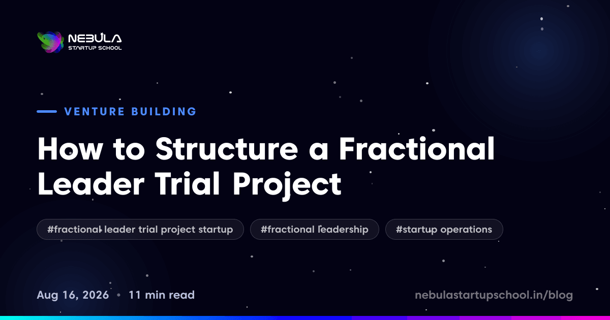How to Structure a Fractional Leader Trial Project
