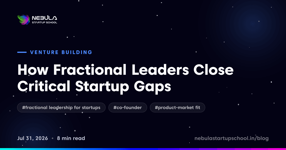 How Fractional Leaders Close Critical Startup Gaps