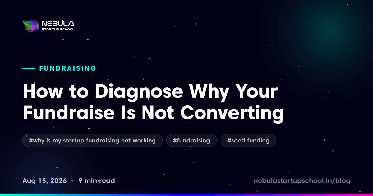 How to Diagnose Why Your Fundraise Is Not Converting