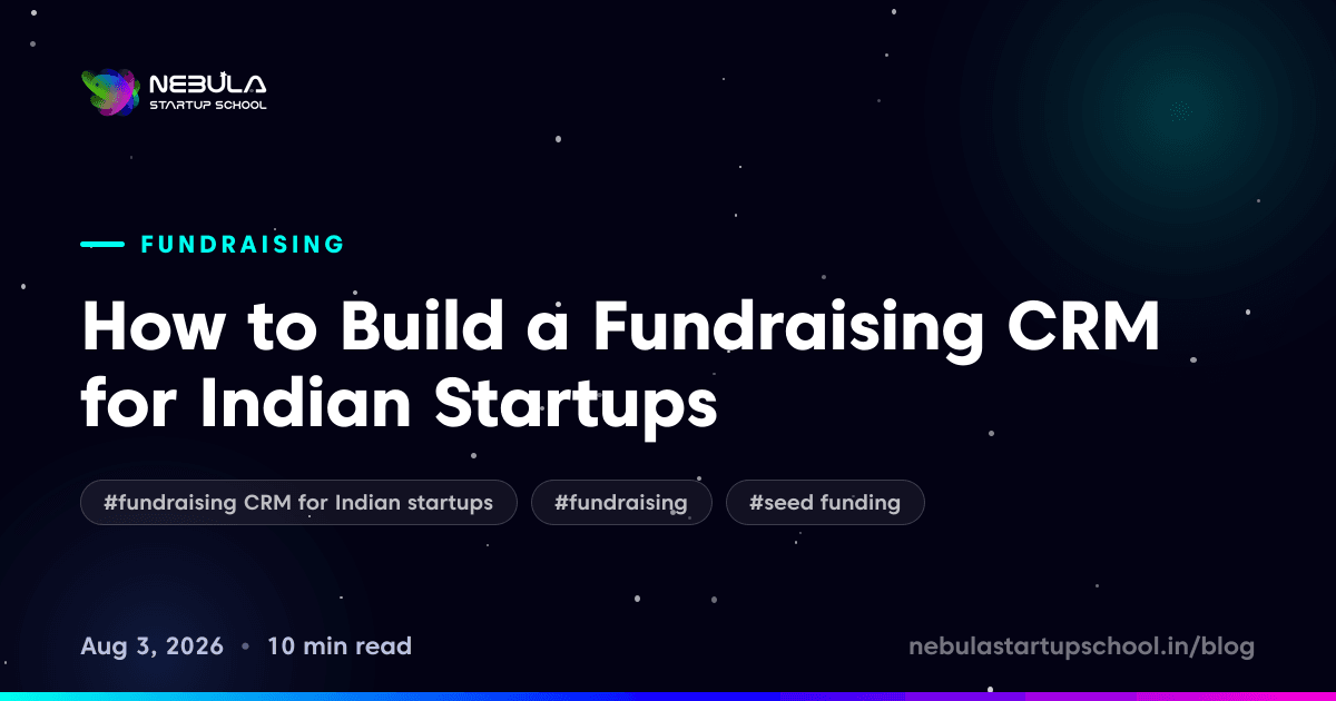 How to Build a Fundraising CRM for Indian Startups