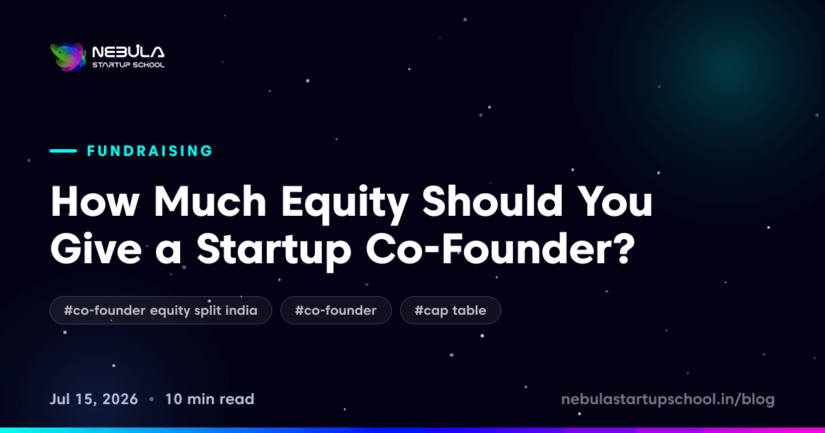 How Much Equity Should You Give a Startup Co-Founder?