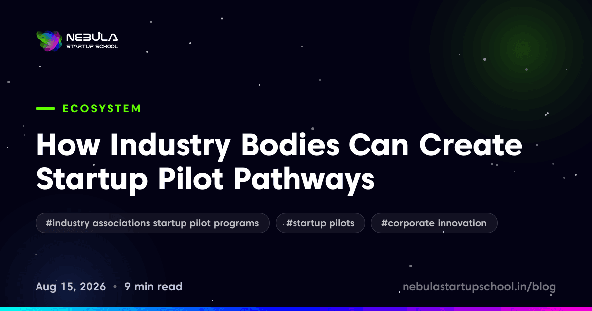 How Industry Bodies Can Create Startup Pilot Pathways