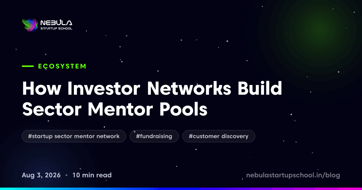 How Investor Networks Build Sector Mentor Pools