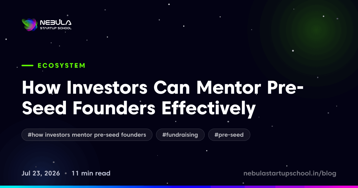 How Investors Can Mentor Pre-Seed Founders Effectively