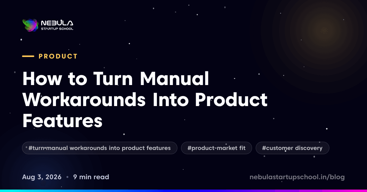 How to Turn Manual Workarounds Into Product Features