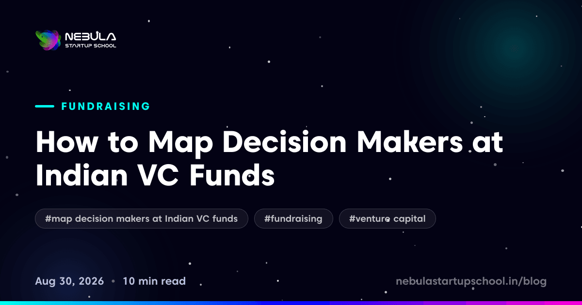 How to Map Decision Makers at Indian VC Funds