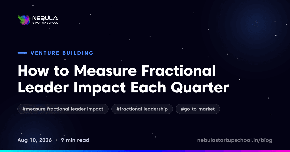 How to Measure Fractional Leader Impact Each Quarter