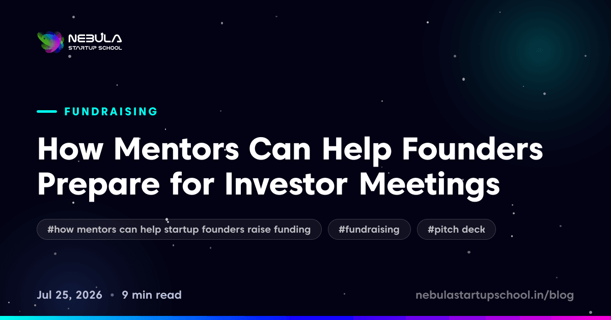 How Mentors Can Help Founders Prepare for Investor Meetings
