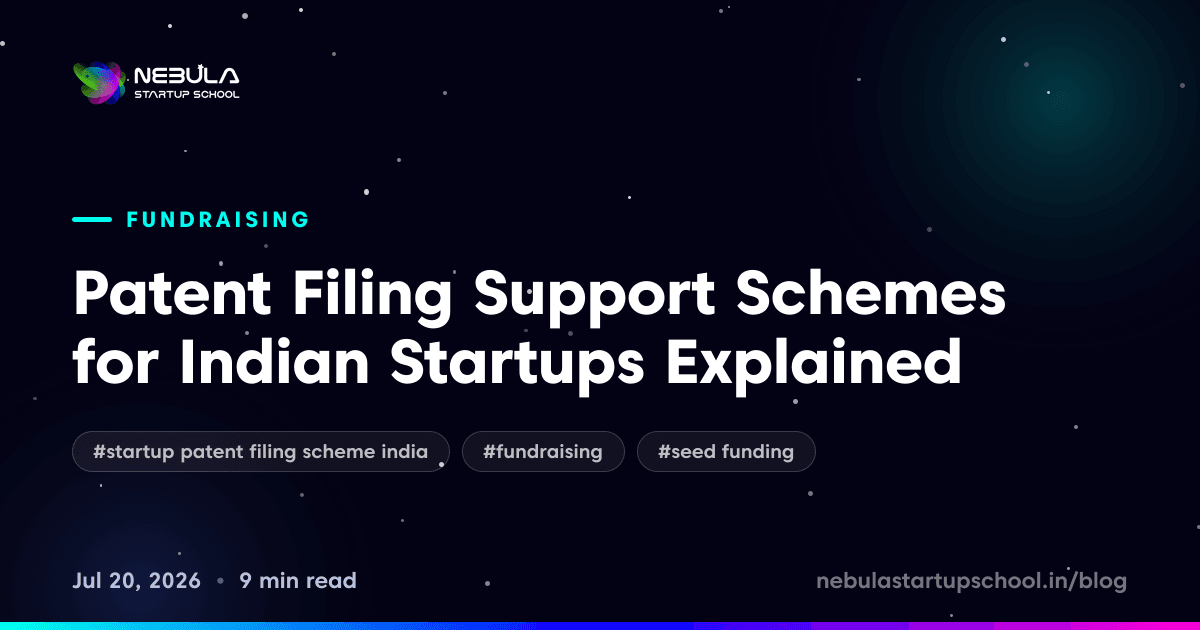 Patent Filing Support Schemes for Indian Startups Explained
