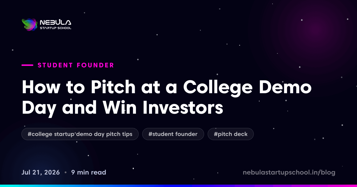 How to Pitch at a College Demo Day and Win Investors
