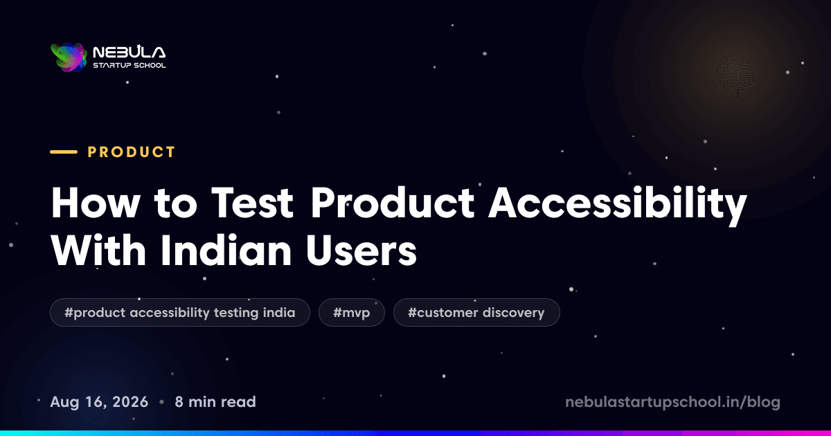 How to Test Product Accessibility With Indian Users