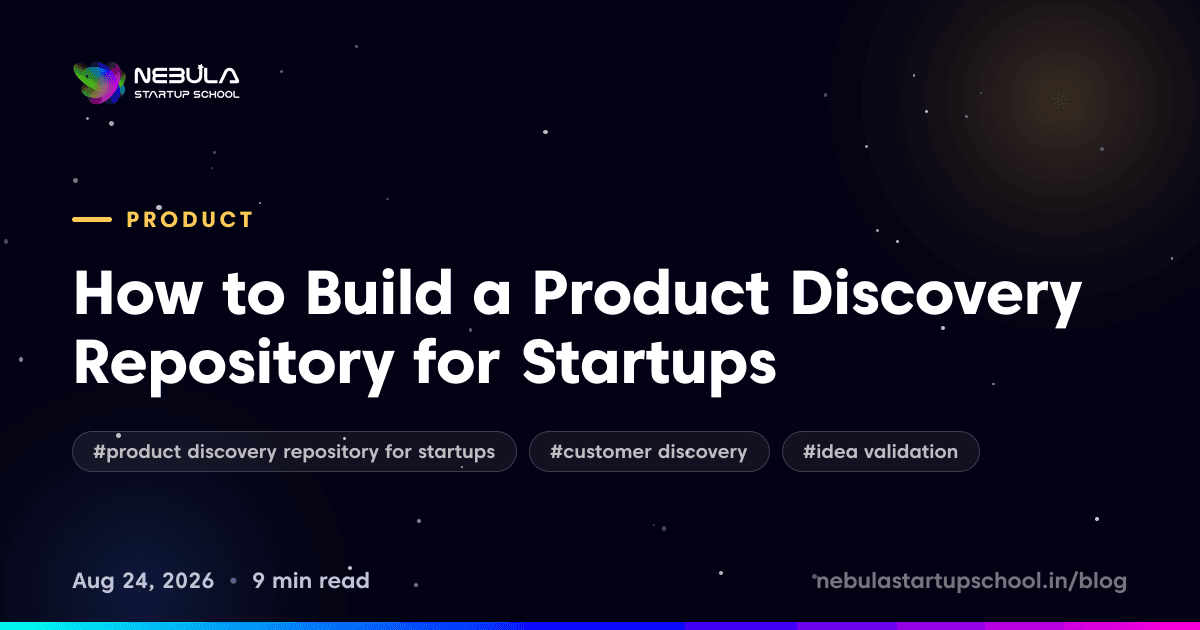 How to Build a Product Discovery Repository for Startups