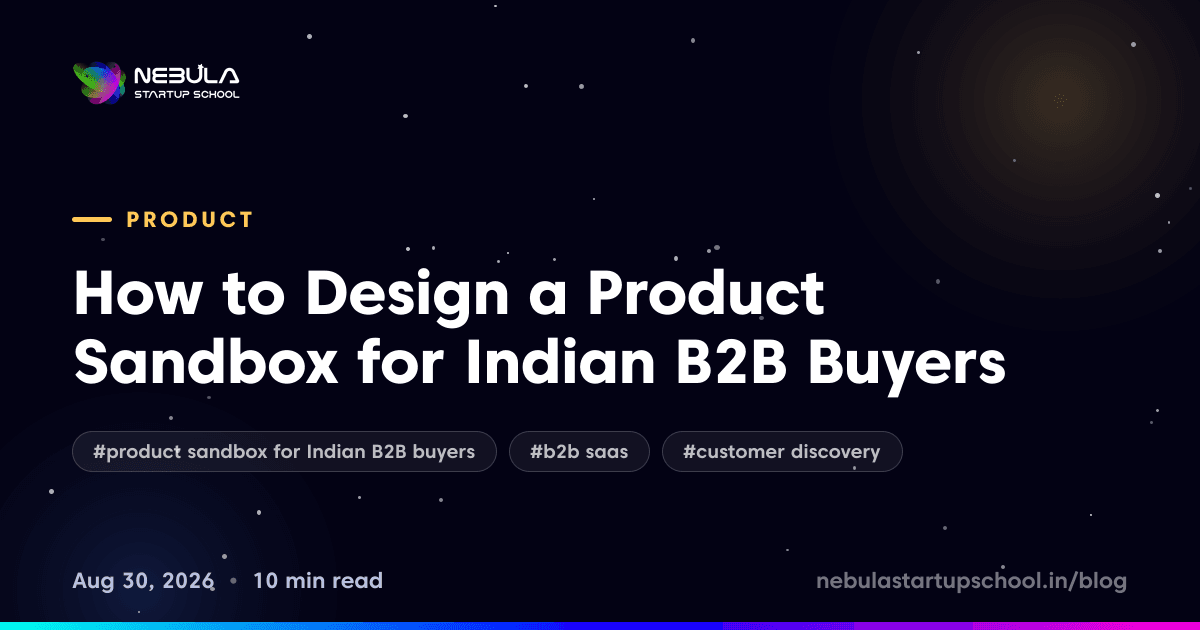 How to Design a Product Sandbox for Indian B2B Buyers