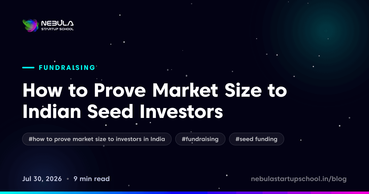 How to Prove Market Size to Indian Seed Investors