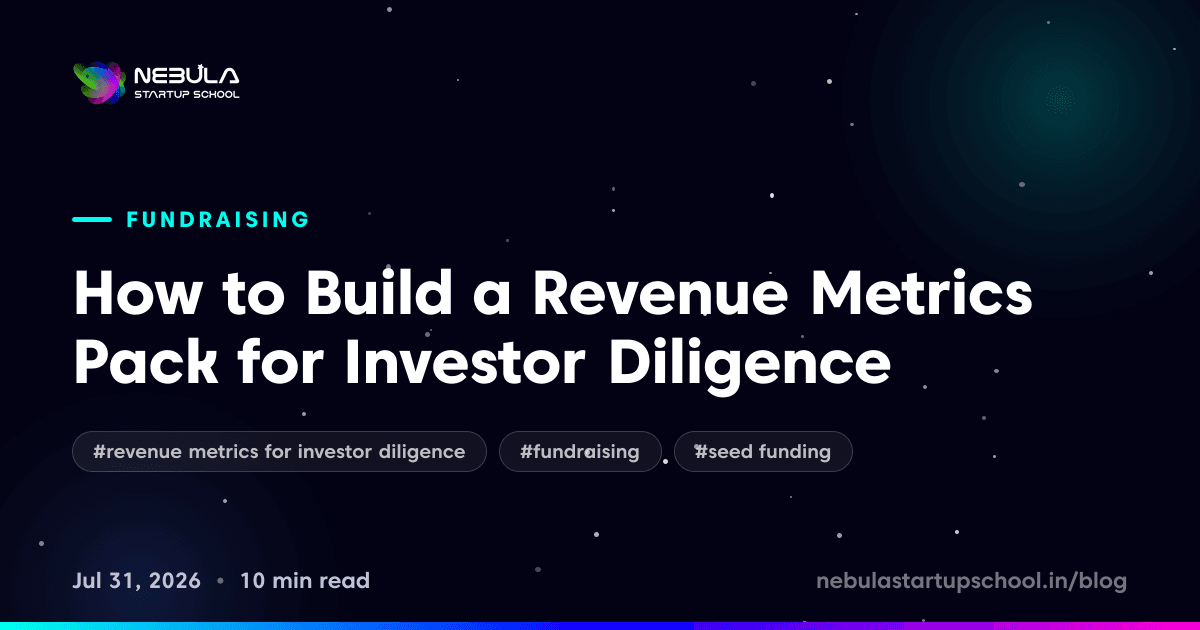 How to Build a Revenue Metrics Pack for Investor Diligence