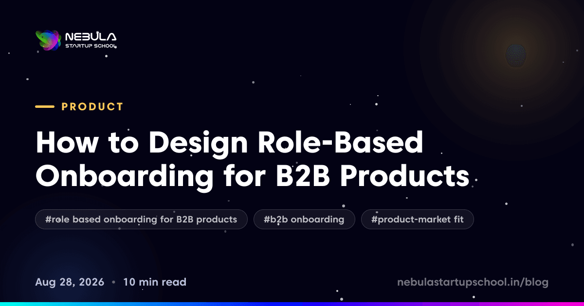 How to Design Role-Based Onboarding for B2B Products