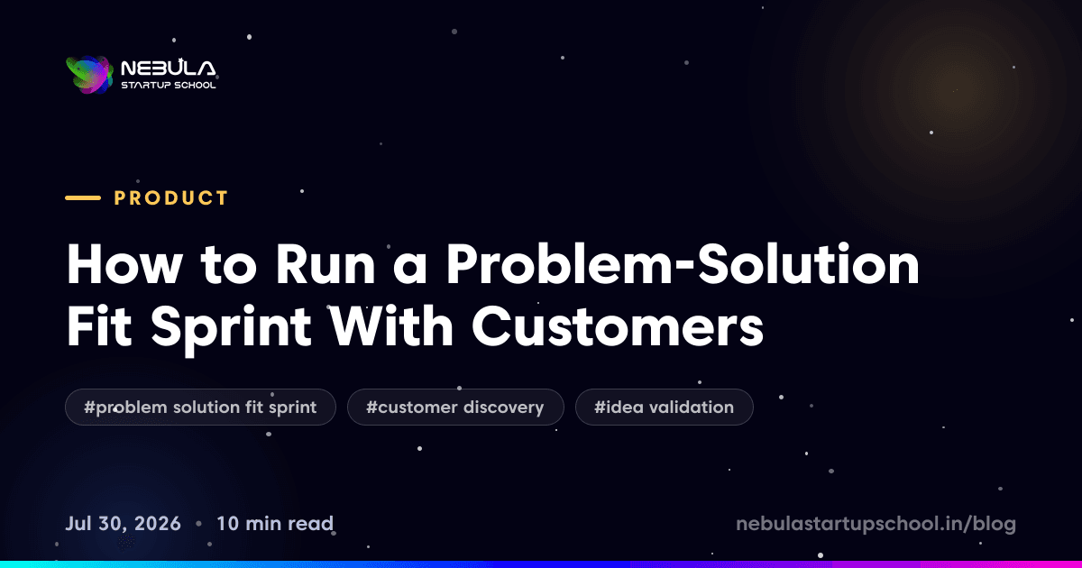 How to Run a Problem-Solution Fit Sprint With Customers