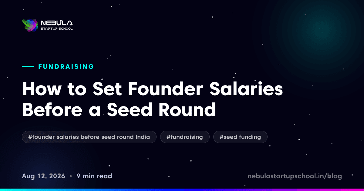 How to Set Founder Salaries Before a Seed Round