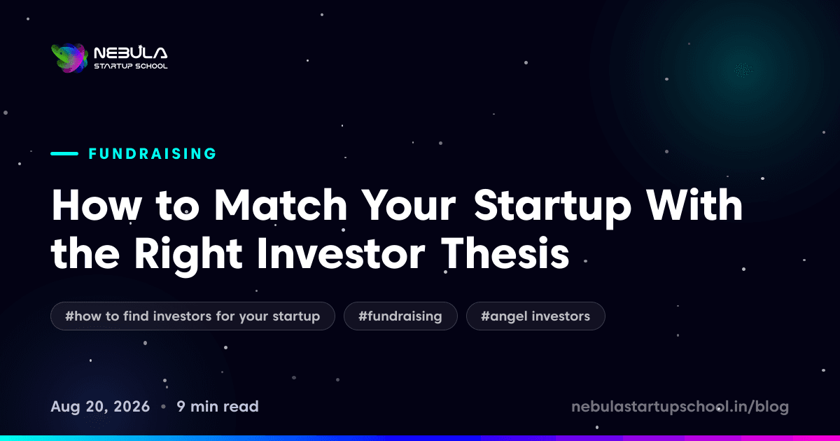 How to Match Your Startup With the Right Investor Thesis