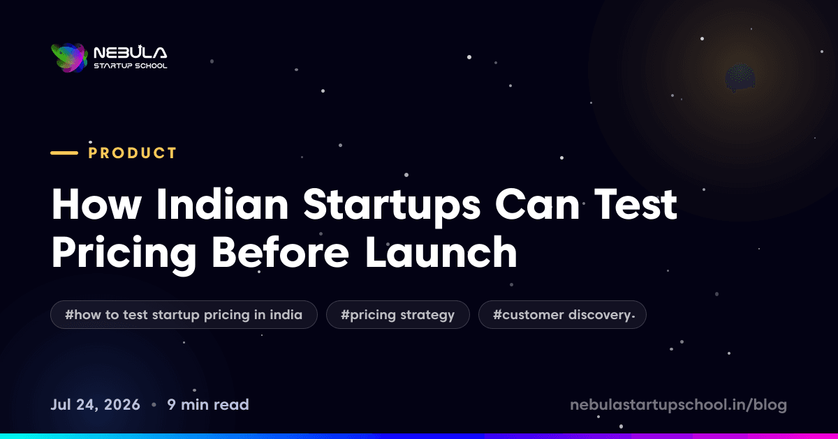 How Indian Startups Can Test Pricing Before Launch