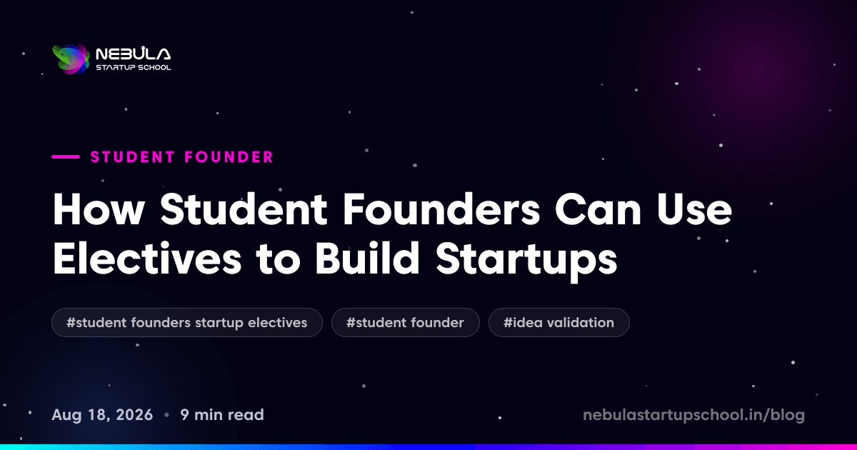 How Student Founders Can Use Electives to Build Startups