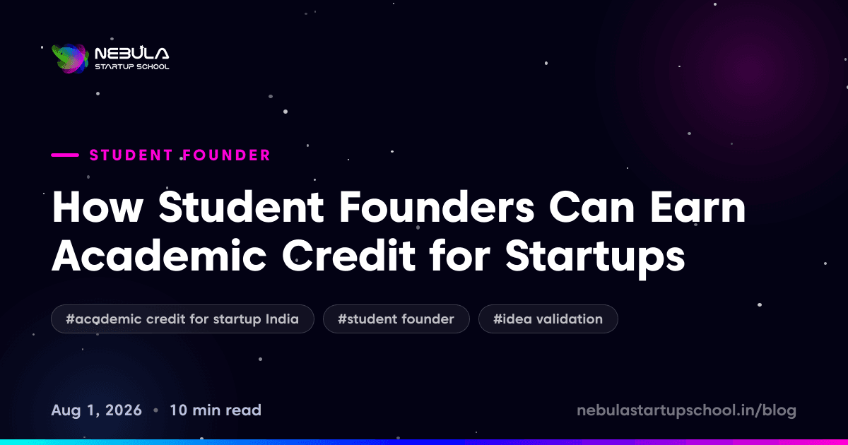 How Student Founders Can Earn Academic Credit for Startups
