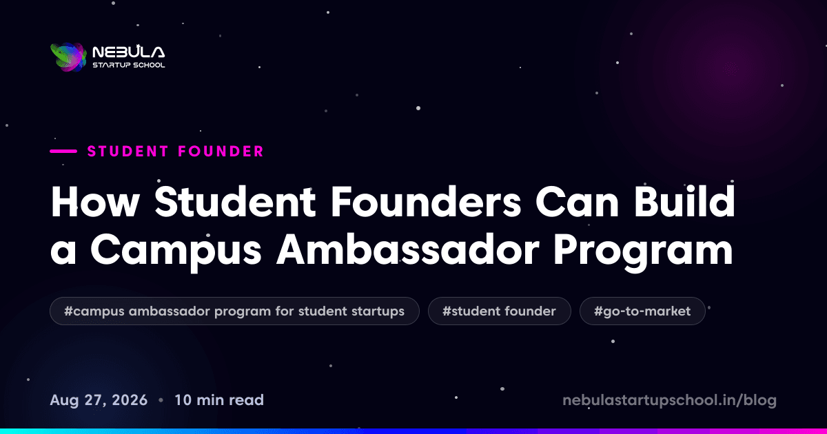How Student Founders Can Build a Campus Ambassador Program