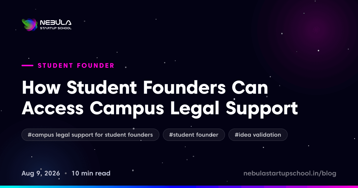 How Student Founders Can Access Campus Legal Support
