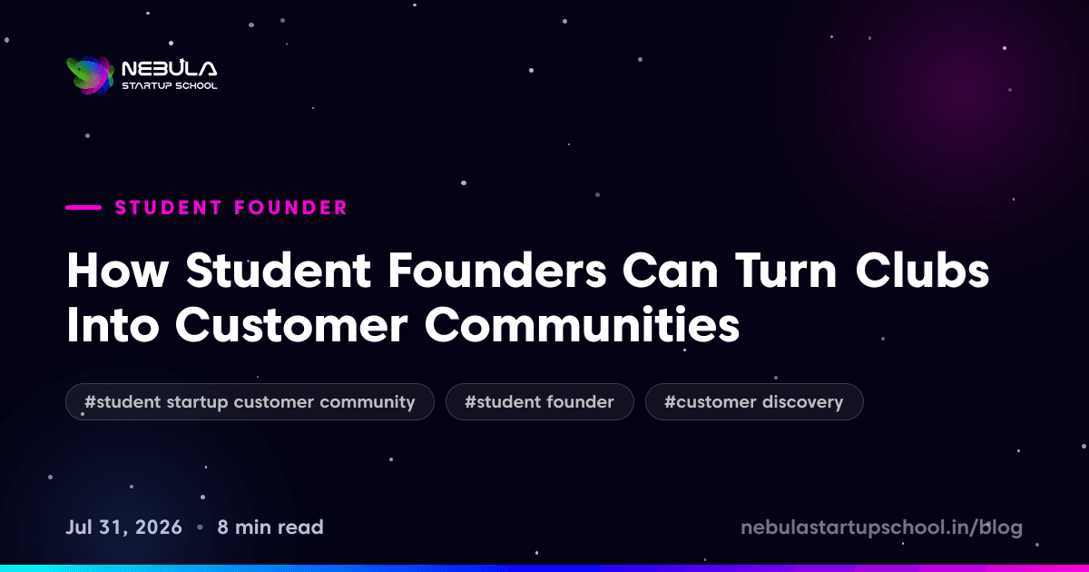 How Student Founders Can Turn Clubs Into Customer Communities