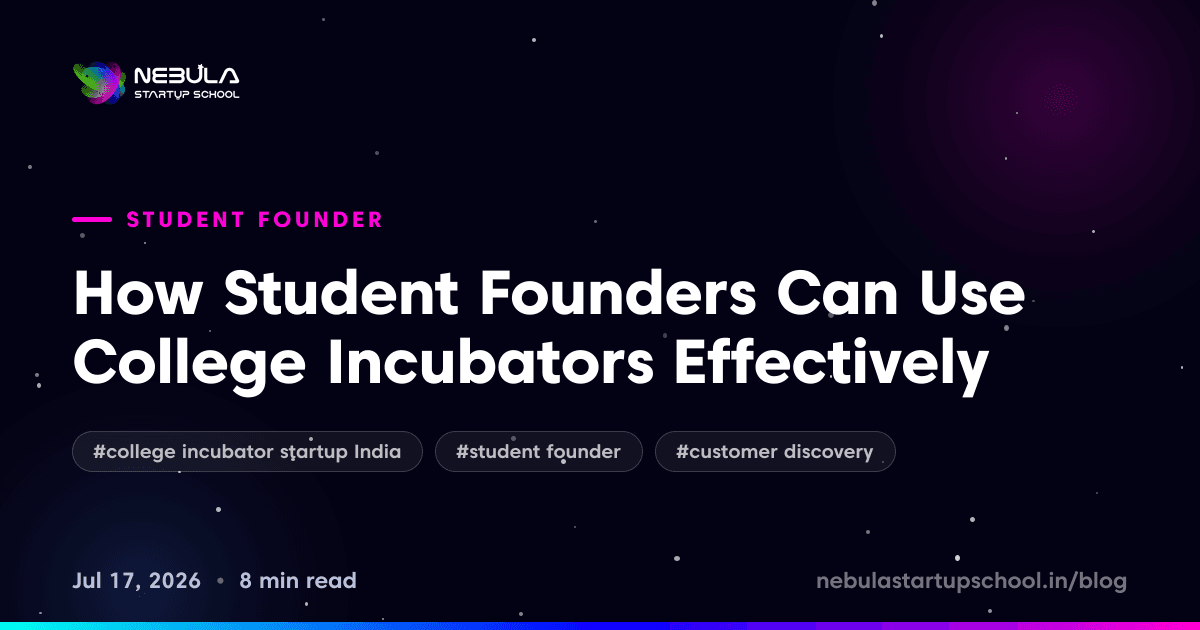 How Student Founders Can Use College Incubators Effectively