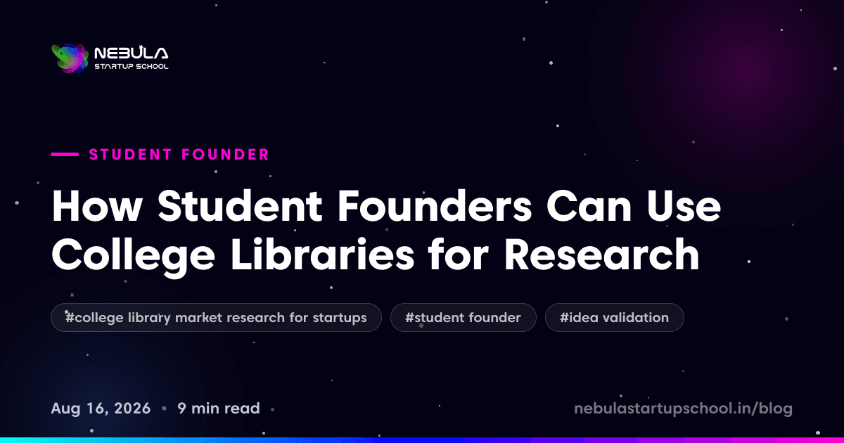 How Student Founders Can Use College Libraries for Research