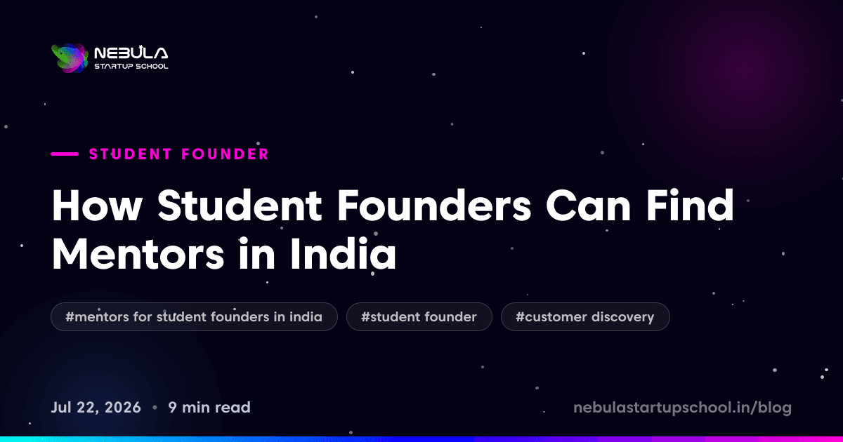 How Student Founders Can Find Mentors in India