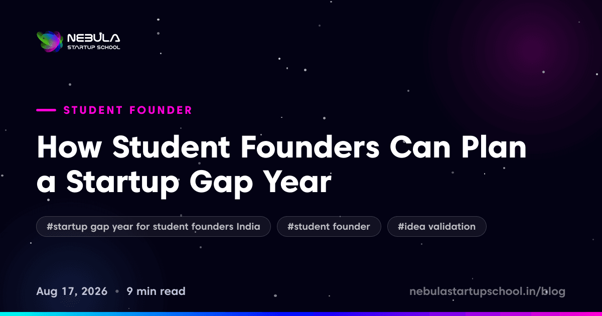 How Student Founders Can Plan a Startup Gap Year